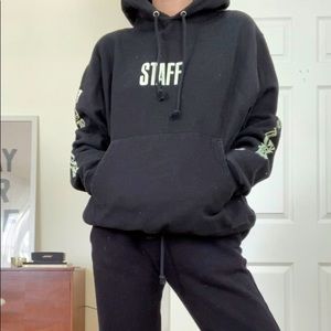 Justin Bieber Champion Staff Hoodie 2016 Purpose Tour sz medium